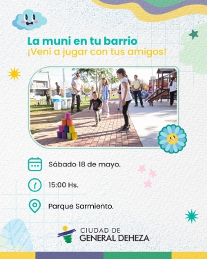 LA MUNI EN TU BARRIO LLEGA AL PARQUE "DOMINGO F. SARMIENTO".