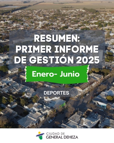 GESTIÓN 1° TRIMESTRE 2025 - SEC. DE DEPORTES, RECREACIÓN Y JUVENTUD