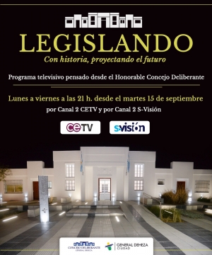 ¡LEGISLANDO, POR TV!