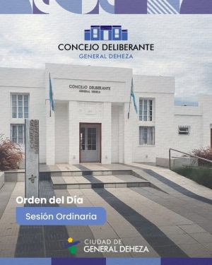 HOY, NUEVA SESIÓN ORDINARIA DEL CONCEJO DELIBERANTE