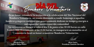2 DE JUNIO - DÍA DEL BOMBERO VOLUNTARIO.