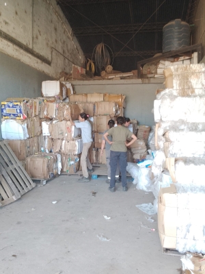 ÚLTIMA CARGA DEL AÑO DE MATERIAL RECICLABLE.