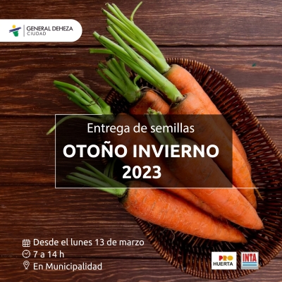 DESDE HOY ENTREGAMOS SEMILLAS OTOÑO-INVIERNO.