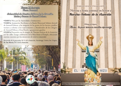15 DE AGOSTO - 124° DE LOS FESTEJOS PATRONALES DE GENERAL DEHEZA