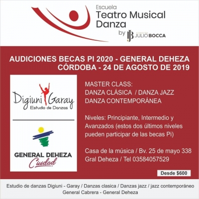 AUDICIONES BECAS PI 2020