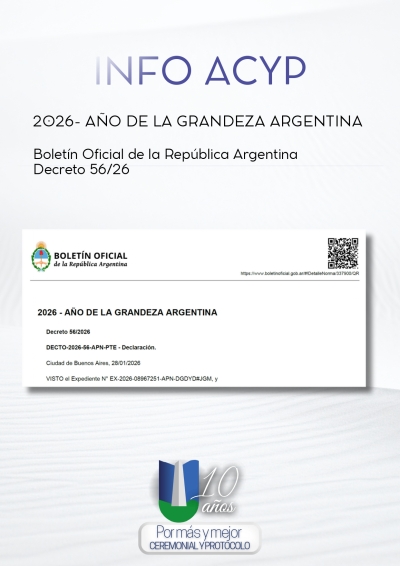 2026 - AÑO DE LA GRANDEZA ARGENTINA