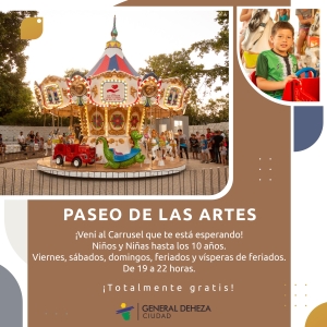 ESTE DOMINGO NOS VEMOS EN EL PASEO DE LAS ARTES.