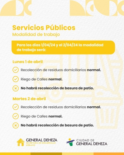 FIN DE SEMANA LARGO - RECOLECCIÓN DE RESIDUOS.