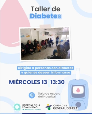 ¡ATENCIÓN! TALLER DE DIABETES