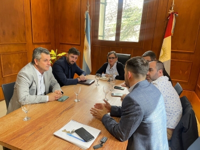 REUNIÓN DE INTENDENTES DE LA ZONA CON LA MINISTRA MARÍA GABRIELA BARBÁS.