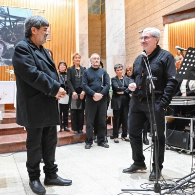 EL MAESTRO ARIEL RODRÍGUEZ Y SU DESPEDIDA DEL CORO "NADAL CALDENTEY"