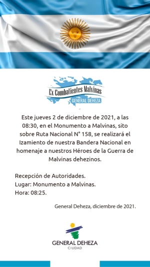 ¡TE ESPERAMOS EN EL MONUMENTO A MALVINAS!