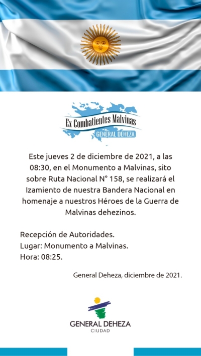 ¡TE ESPERAMOS EN EL MONUMENTO A MALVINAS!