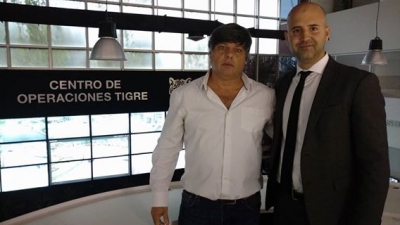 EL SECRETARIO DE GOBIERNO VISITO EL CENTRO DE MONITOREO DE TIGRE