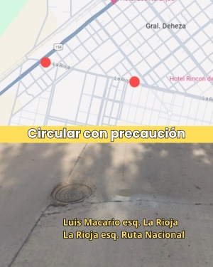 ¡ESTIMADO VECINO, CIRCULE CON PRECAUCIÓN!