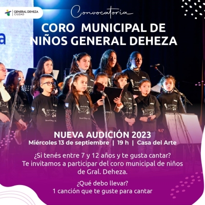 CORO MUNICIPAL DE NIÑOS.