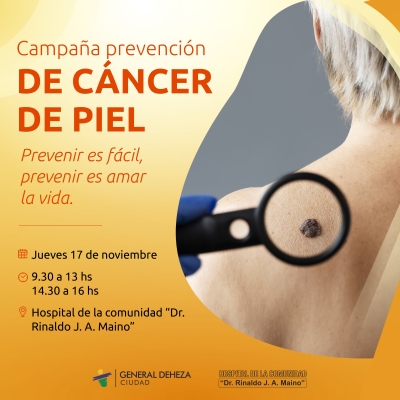 CAMPAÑA DE PREVENCIÓN - CÁNCER DE PIEL