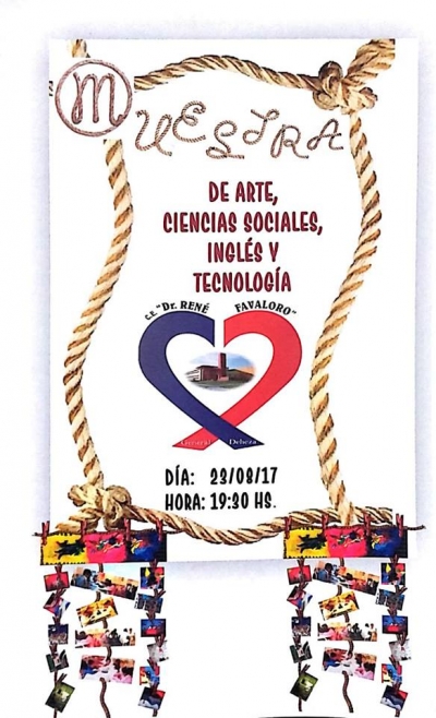INVITACIÓN DE LA COMUNIDAD DE LA ESCUELA DR. RENÉ FAVALORO A TODA LA POBLACIÓN.