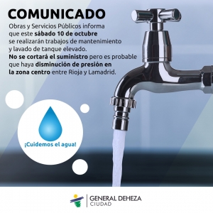 ATENCIÓN,CUIDEMOS EL AGUA.