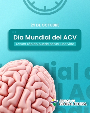 29 DE OCTUBRE - DÍA MUNDIAL DEL ACCIDENTE CEREBRO VASCULAR (ACV)