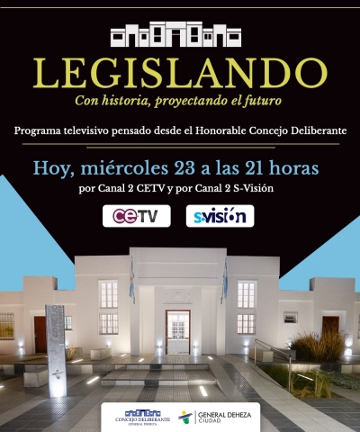 ¡LEGISLANDO, POR TV!