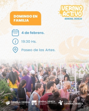TE INVITAMOS A PASAR UN DOMINGO EN FAMILIA.