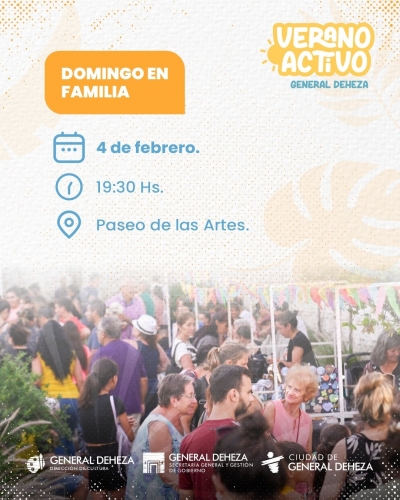 TE INVITAMOS A PASAR UN DOMINGO EN FAMILIA.