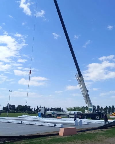OBRA EN PLAYÓN DEL POLIDEPORTIVO MUNICIPAL