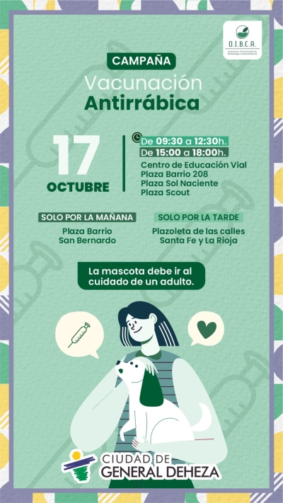 Campaña de Vacunación Antirrábica