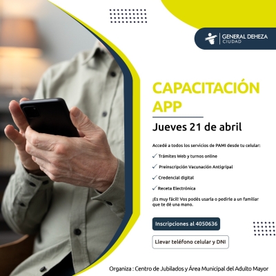 INSTALATE LA APP DE PAMI.