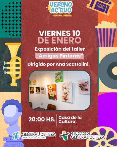EXPOSICIÓN DEL TALLER "AMIGAS PINTORAS".