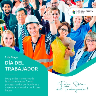 ¡FELIZ DÍA DEL TRABAJADOR!