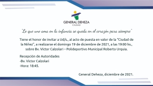 INVITACIÓN ESPECIAL