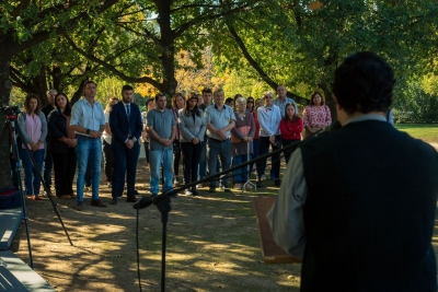 ACTO EN MEMORIA DE LAS VÍCTIMAS DEL COVID.