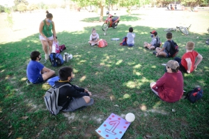 HOY COMENZÓ LA ESCUELA DE VERANO EN EL POLIDEPORTIVO MUNICIPAL.