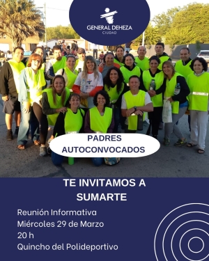 REUNIÓN DE PADRES AUTOCONVOCADOS.