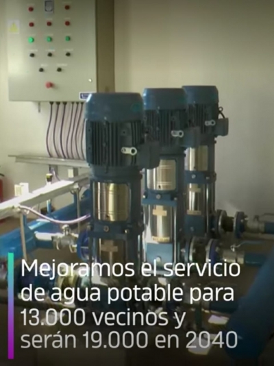 SEXTUPLICAMOS EL SERVICIO DE AGUA POTABLE.