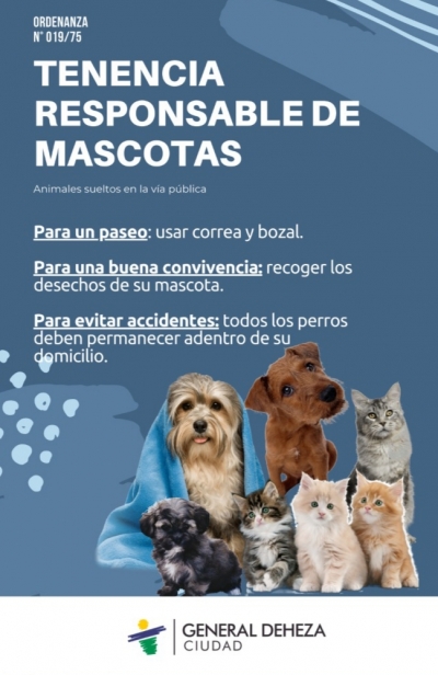 USTED ES RESPONSABLE DE SU MASCOTA.