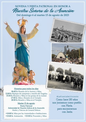 INVITACIÓN NOVENA PATRONAL 2023.