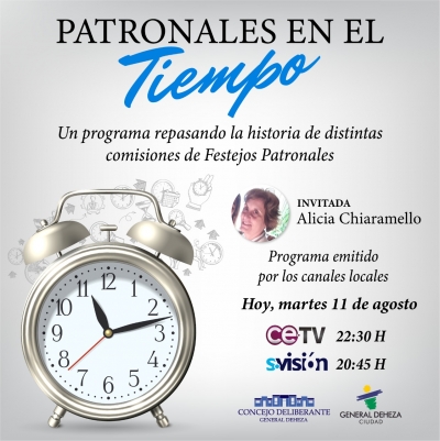 PATRONALES EN EL TIEMPO.