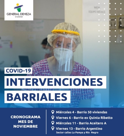 INTERVENCIONES BARRIALES