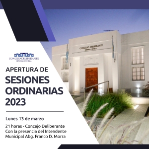 APERTURA DE SESIONES ORDINARIAS