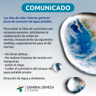 ¡AGUA. NO LA DERROCHEMOS!