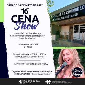 CENA DEL HOSPITAL DE LA COMUNIDAD.