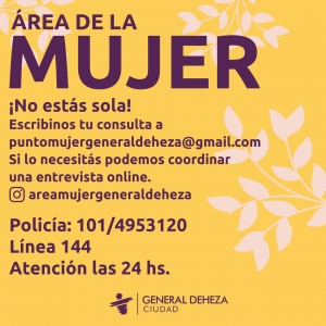 ¡PARA QUE NO TE SIENTAS DESPROTEGIDA!