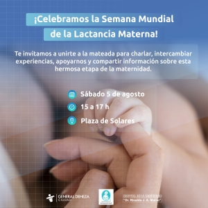 SEMANA MUNDIAL DE LA LACTANCIA MATERNA.