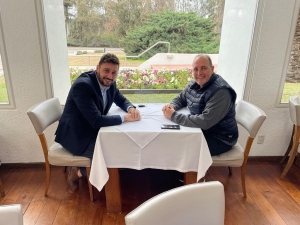 REUNIÓN FRANCO MORRA Y OSCAR FLORES FERRANDO.