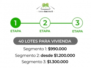 LOTEO RIBETTO II - ETAPA 1