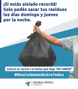 ¡ATENCIÓN, AISLADOS POR COVID-19!