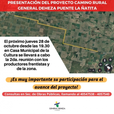 PROYECTO CAMINO RURAL - 2da. REUNIÓN DE FRENTISTAS.